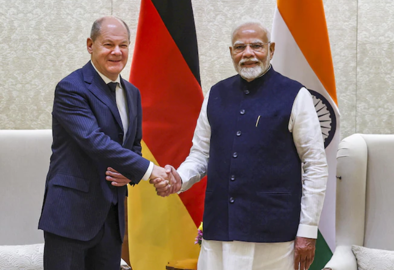 Prime Minister Narendra Modi during a meeting with German Chancellor Olaf Scholz, in New Delhi, Friday, Oct. 25, 2024. (Photo: PTI)